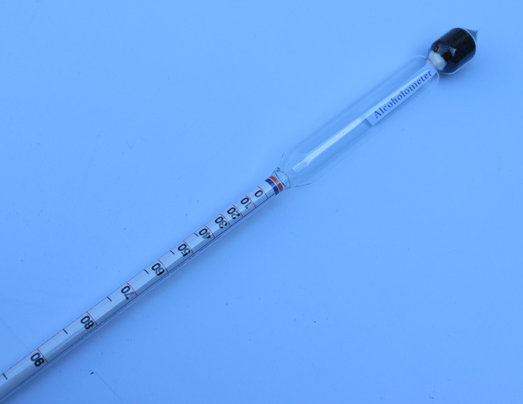 单支酒度计0-100度酒精计酒精比重计酒精浓度计