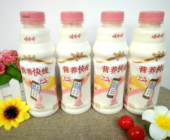 厂家专业供应 娃哈哈营养快线蜜桃味500