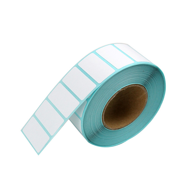 【厂家直销热敏不干胶标签纸打印纸横板单排条码纸打码纸贴纸标签纸】