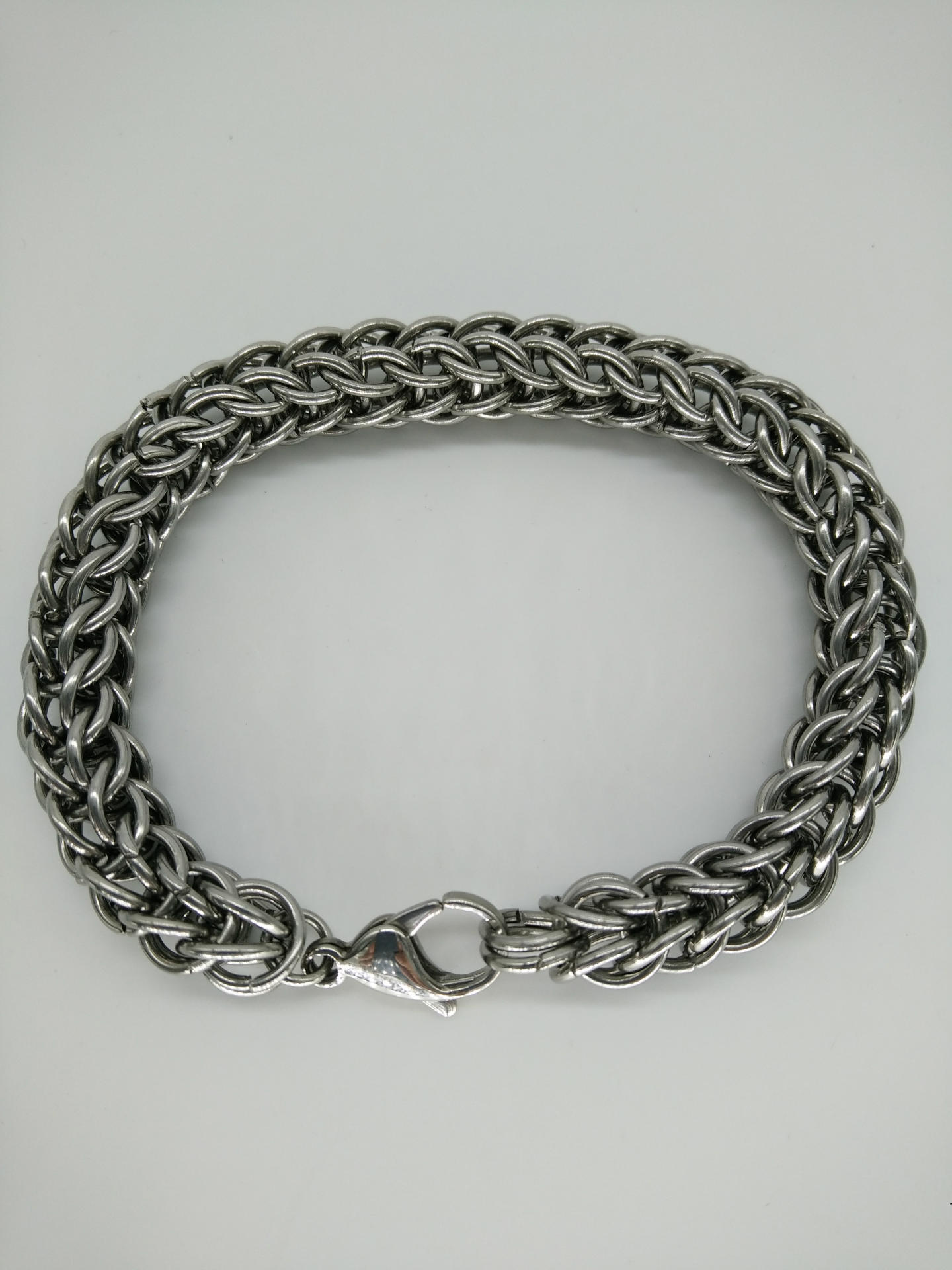 厂家直销不锈钢麻花手链欧美热销手饰不锈钢手工链