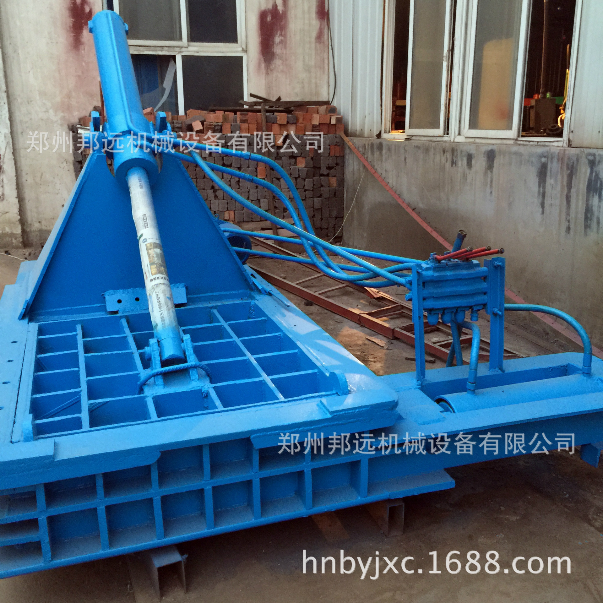 直销新型废旧金属压块机 卧式金属打包液压机 废钢打包机质量保证