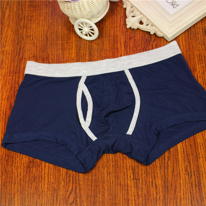 厂家批发热卖韩将男士内裤莫代尔面料透气舒适平脚四角裤mj5296