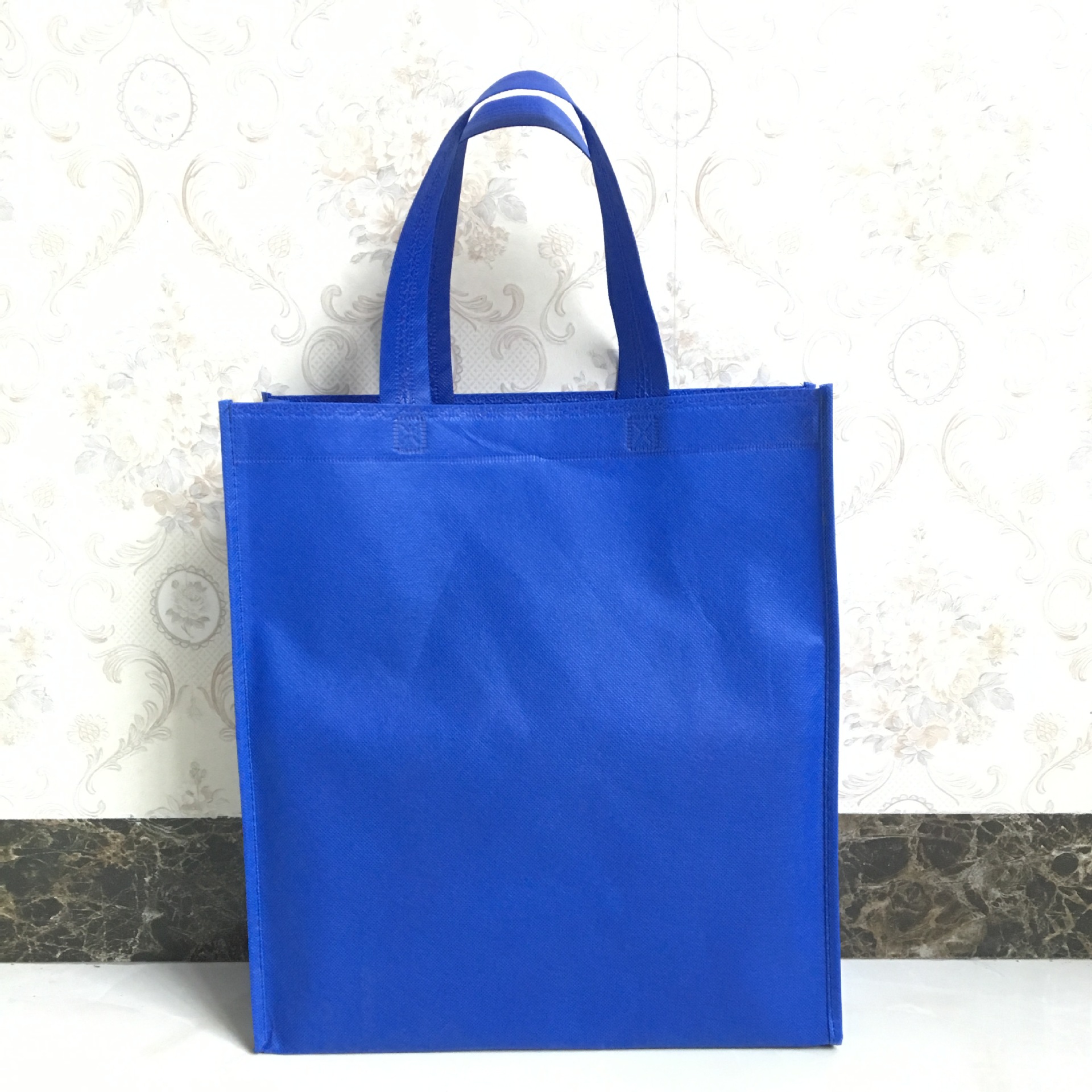 环保彩印无纺布手提袋 广告购物袋定做现货可加印logo小数量起订