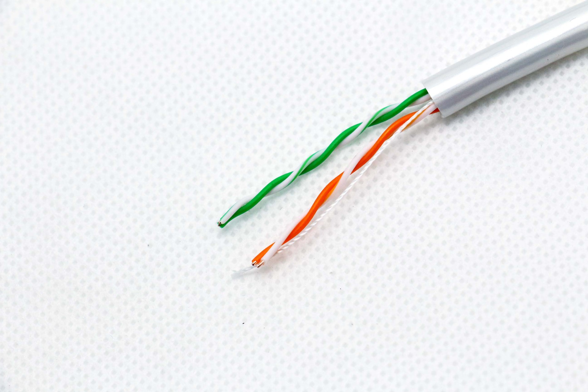 供应 各个规格电话线 6p4c rj12白色电话线 跳线