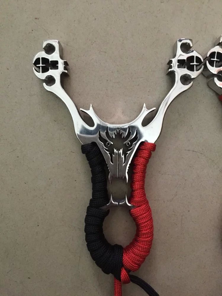 304鹿角狼弹弓304线切割弹弓户外射击弹弓钓鱼打窝狩猎钛钢弹弓