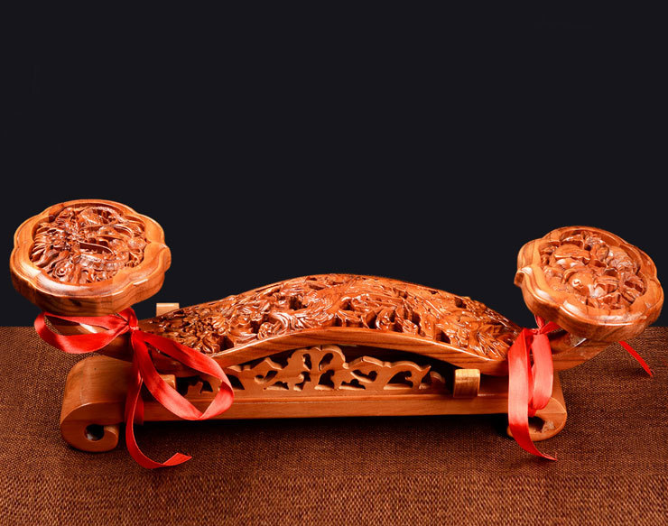 桃木如意家居摆件木雕摆设福禄寿桃客厅工艺品礼品批发