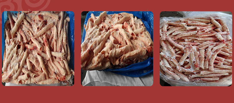 冷冻猪气管 常年供应大量新鲜冷冻猪气管福源猪气管精选优质气管