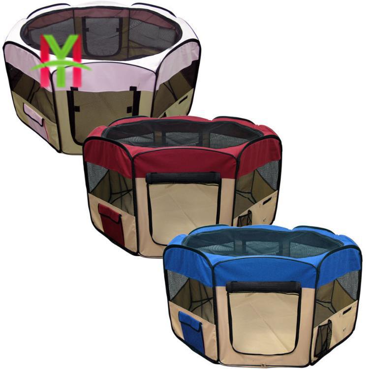 欧美热销宠物围栏petplaypen600d牛津布轻便宠物笼厂家直销
