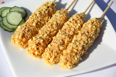 "过师傅" 黄金脆 质高价廉油炸休闲食品厂家直供