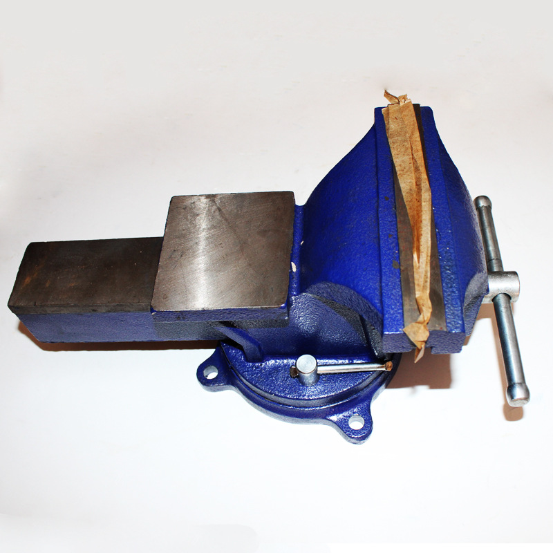 供应批发带砧360度旋转台虎钳 8寸200mm老虎钳 台虎钳 台钳