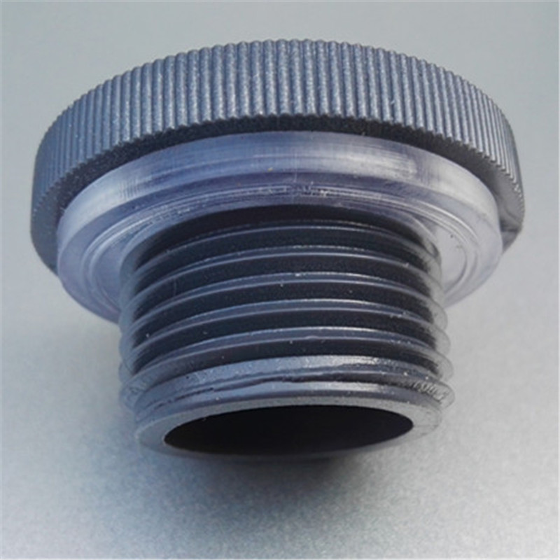 1寸塑料堵头 pvc材dn-25 螺纹堵头
