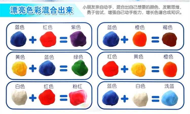 双叶爆款0908彩泥安全无毒橡皮泥 小圆桶装12色加模具梦幻香味