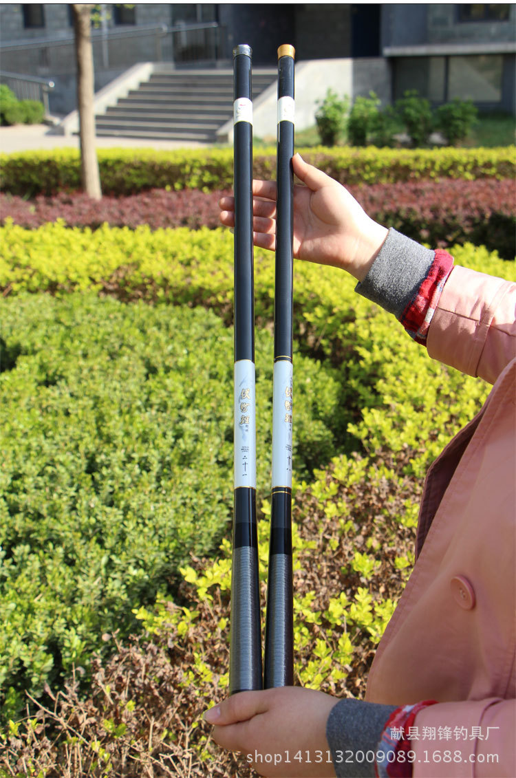献县翔锋钓具厂 供应信息 渔竿 厂家批发鱼竿 碳素手竿3.6 4.5 5