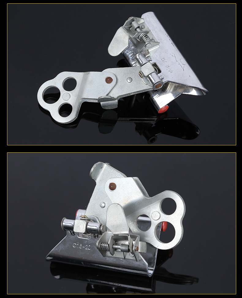 厂家直销 高空作业自锁器 防坠安全绳专用钢丝自锁器绳锁锁绳器