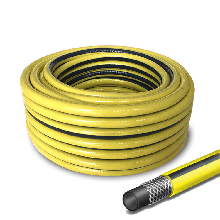 厂家直销洗车水管 高压水管 pvc软管 黄色管加厚款无味 双色管