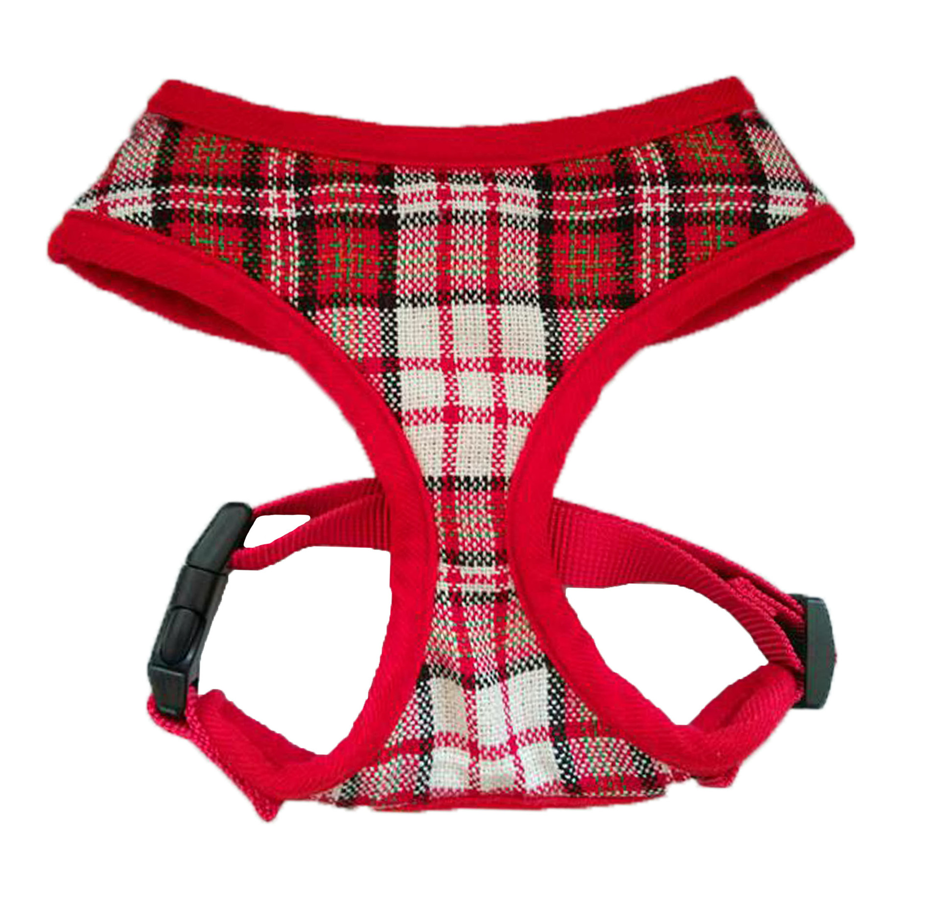 宠物胸背带_印花格子布 宠物胸背带 狗狗牵引