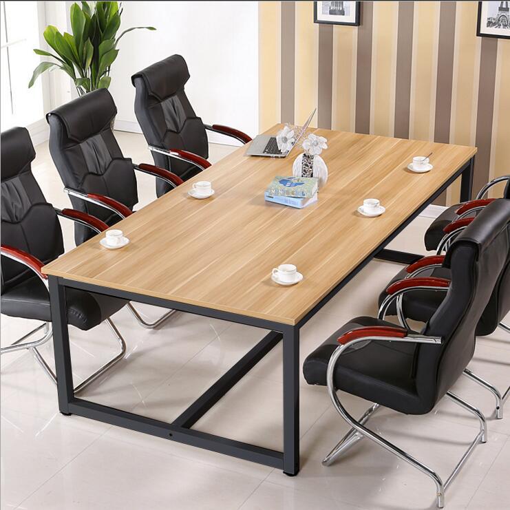 简约现代会议桌长桌员工面试洽谈长条桌职员培训大班桌子定制批发