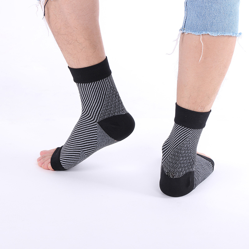 Amazon New Cross-Border Sports Ankle Compression Foot Sleeve Pressure Ankle and Wrist Guard Socks