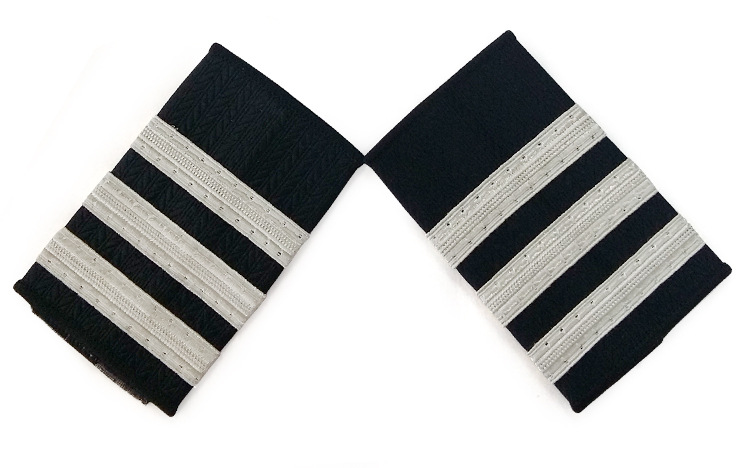 飞行员肩章 航空肩章套式肩章作训标志肩章 机长肩章1234杠肩章