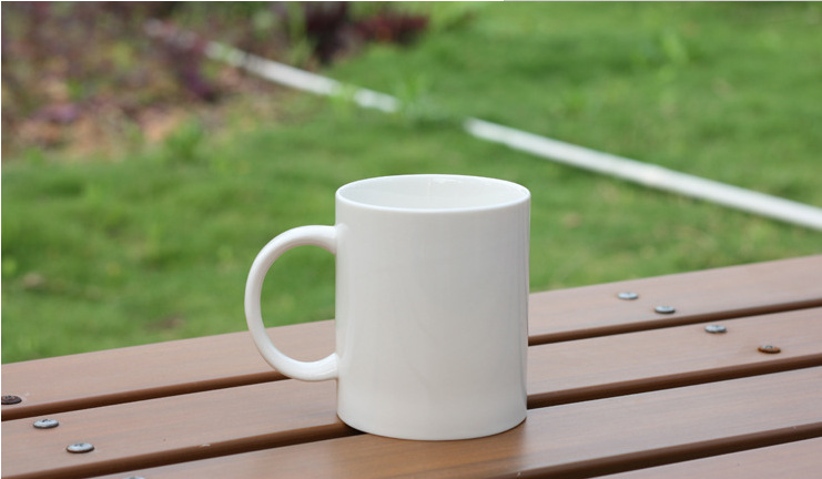 厂家直销陶瓷马克杯喝水杯 创意活动礼品促销白瓷水杯 定制logo