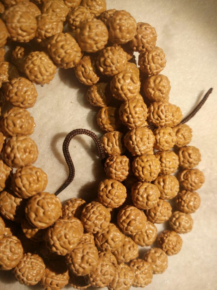 蛤蟆背小金刚菩提108颗矮桩爆肉项链手链挂饰