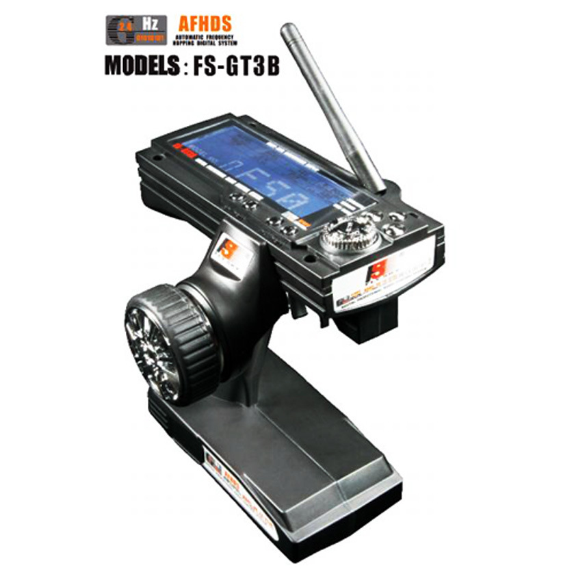 正品富斯 fs-gt3b正版 2.4g遥控器 枪控液晶屏带失控保护接收机