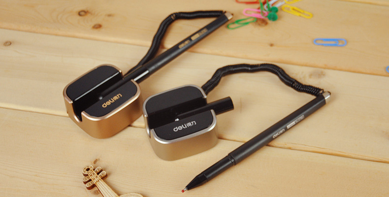 5mm桌面商务办公笔 中性台笔 柜台服务签字笔