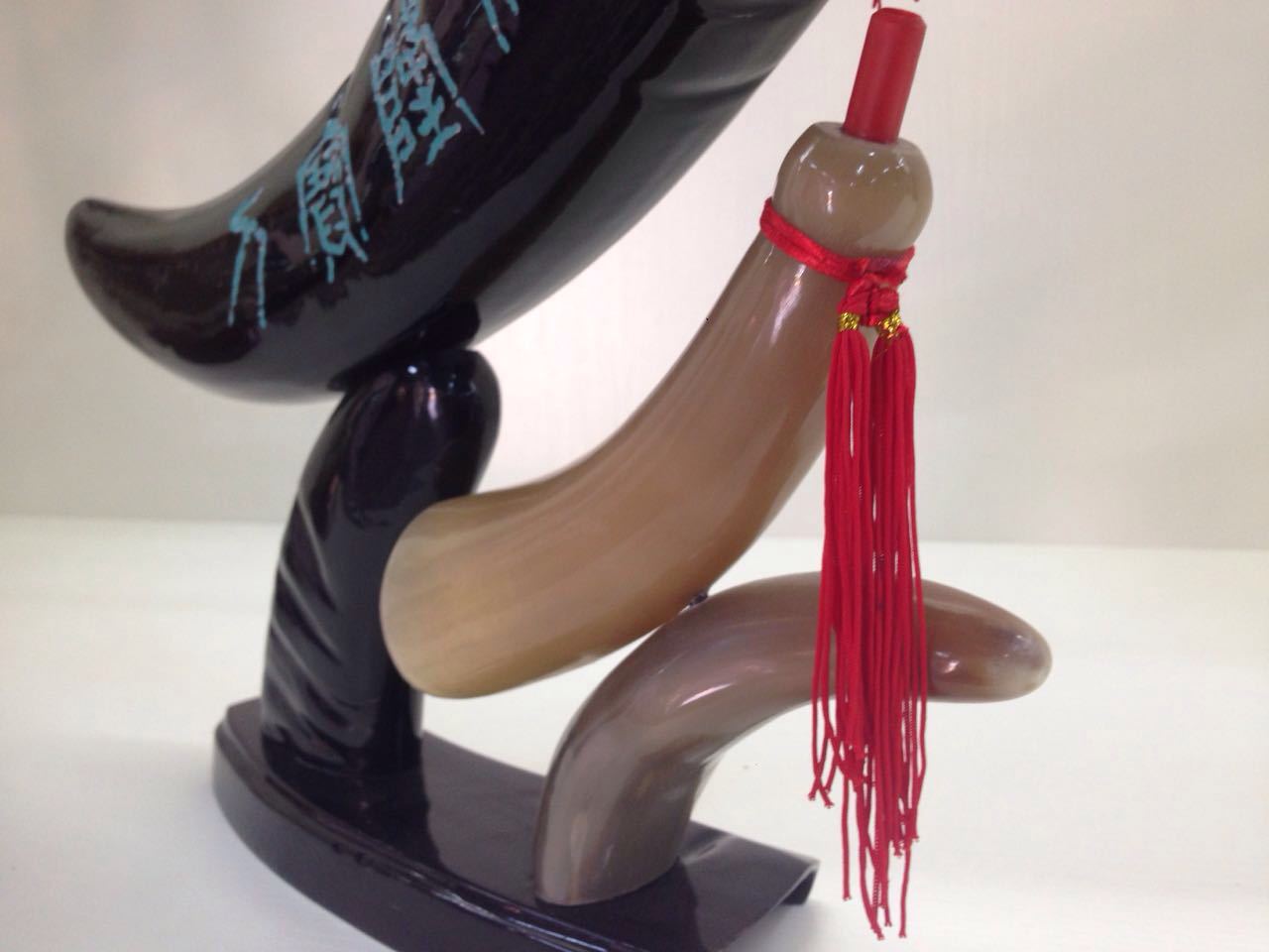 手工雕刻牛角工艺品腾隆宝*创意家居家庭装饰品**现代摆设摆件