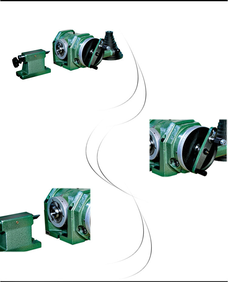 烟台环球 万能分度头fw80型f11 精密分度头铣床附件 分度盘工作台