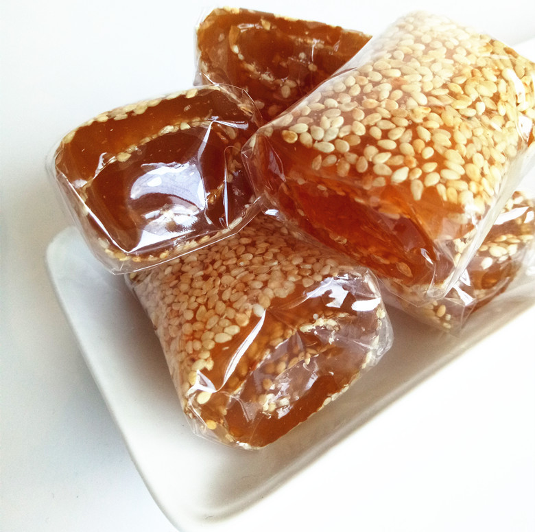 老北京特产牛皮糖230g礼盒包装传统风味小吃休闲零食芝麻牛津软糖