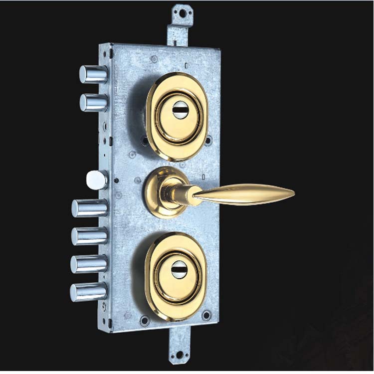 意大利高级齿轮锁系列全钢斜舌 装甲门 防盗门专用锁体系列