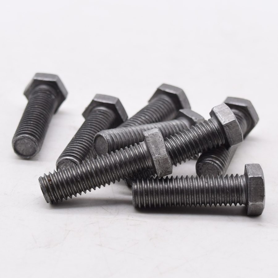 8级本色六角螺栓 gb30外六角螺丝m12*40-100量大优惠