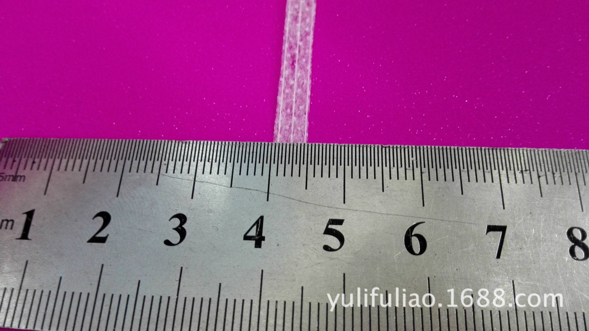 供应0.5cm超窄直纹尼龙有胶粘合朴条嵌条端打捆条缝边衬条