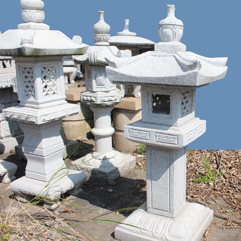 直销 家居园林石灯笼,加工定制石雕灯笼