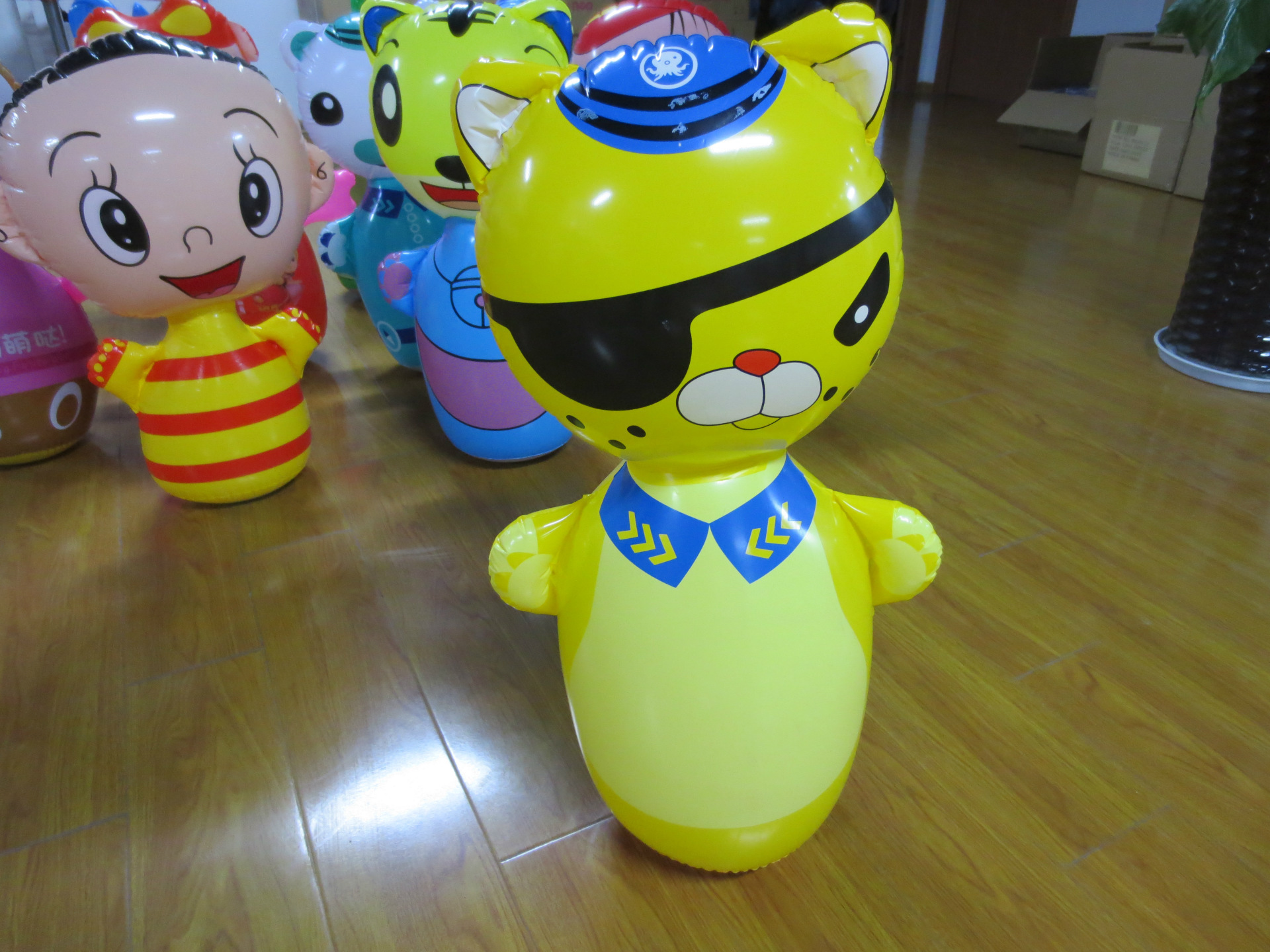 厂家批发75卡通充气不倒翁 大号卡通充气-充气玩具