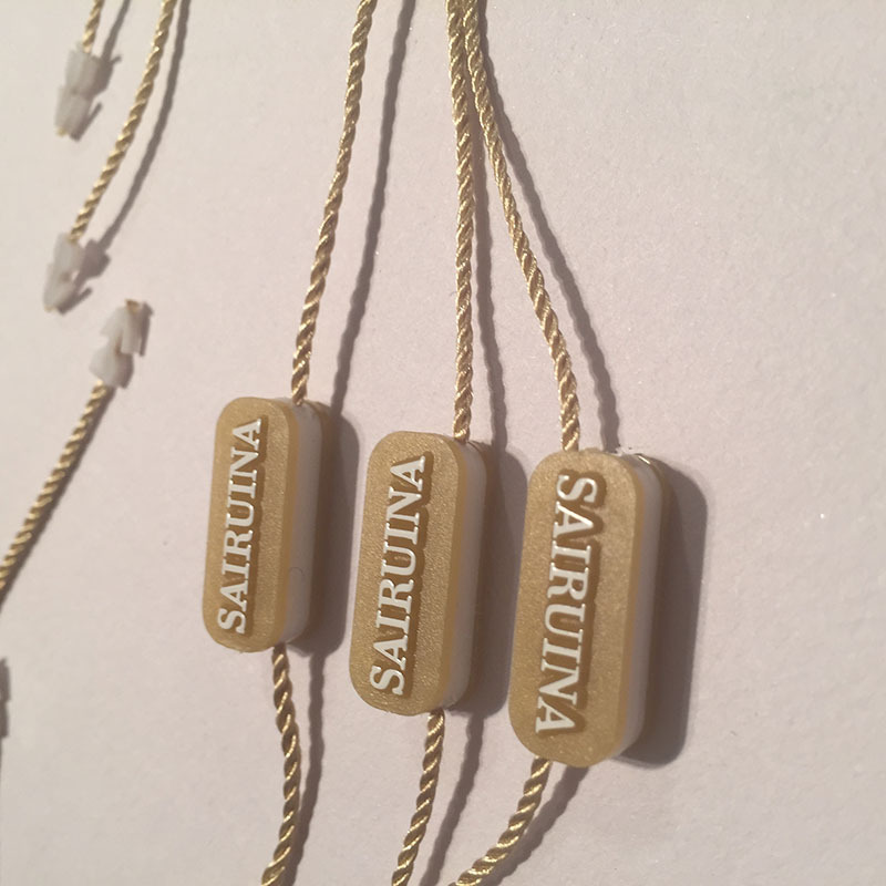 厂家定做三合一服装吊粒 塑料 品牌商标吊