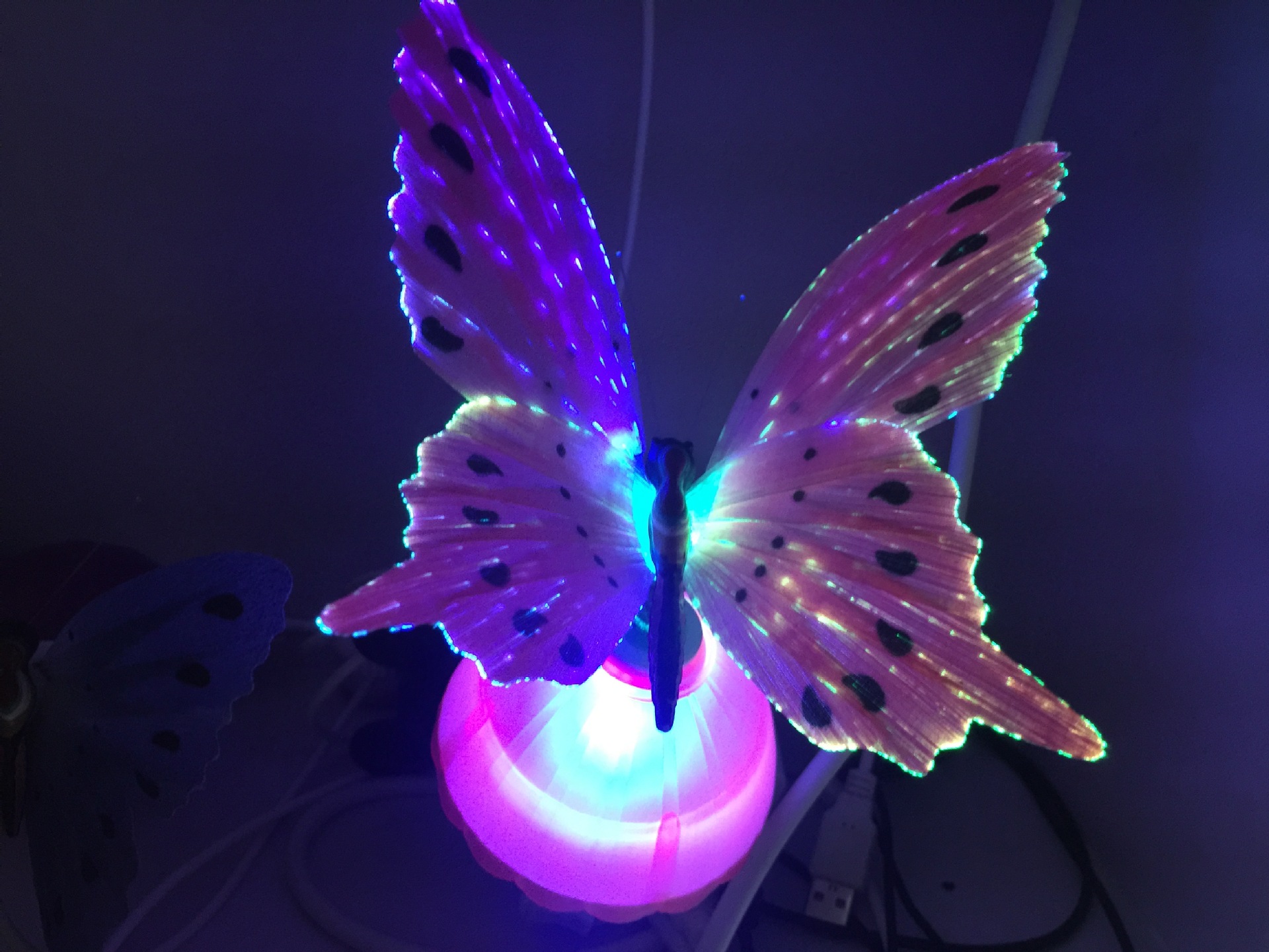 创意led光控小夜灯蝴蝶灯彩蝶谷灯产品