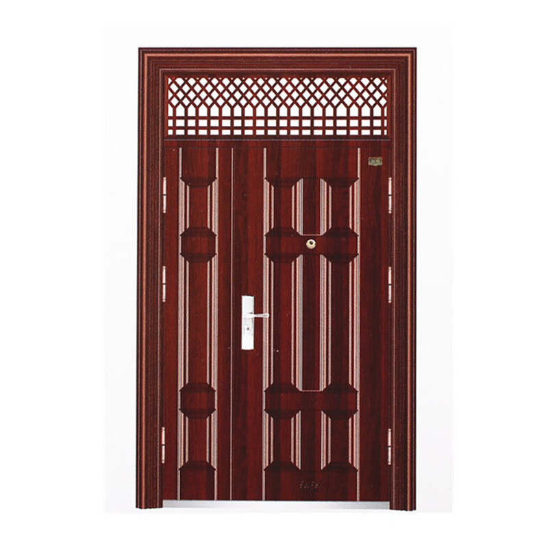 弘瑞高档楼寓门系列防盗门 hr-8125中长六方子母门 现货 非标门