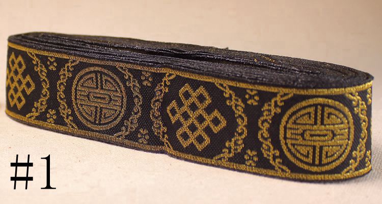 复古中国民族风织带 古装汉服衣领衣缘袖口腰封用服装辅料diy配件