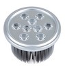 9-12W high-power LED Bean bile lamp shell Aluminum AR111 Kit Grille Internal bile Silver Sand Condenser