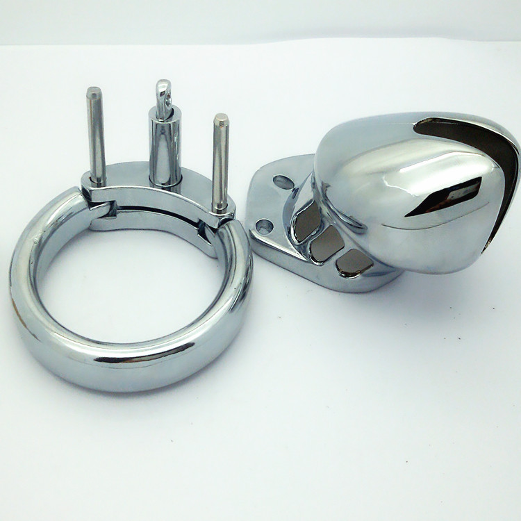 短款男用贞操锁 另类器具 不锈金属贞操用具 成人情趣用品cb6000s