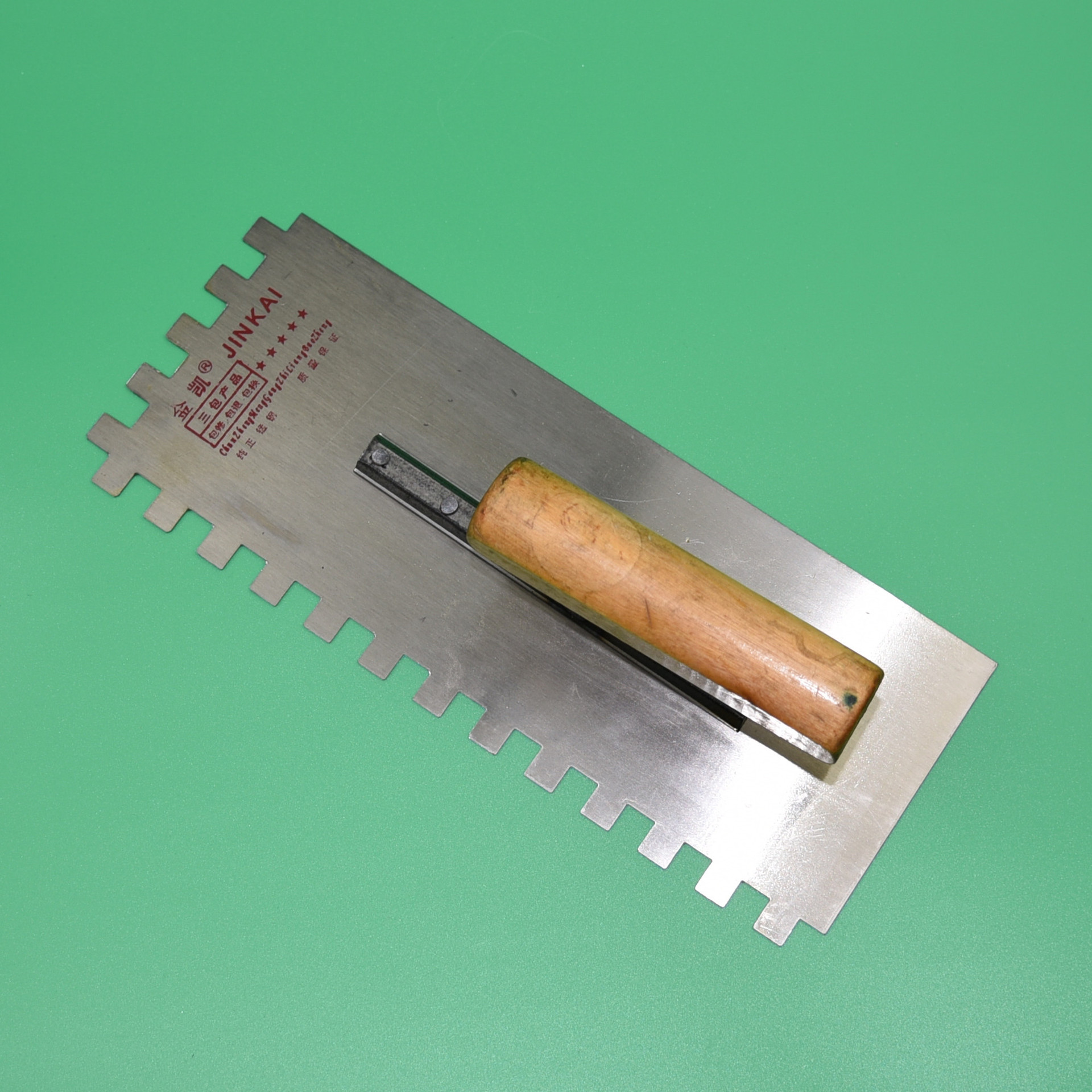 >瓷砖马赛克铺贴工具 齿形刮刀 家装辅料 瓷砖胶上浆刮刀抹刀工具