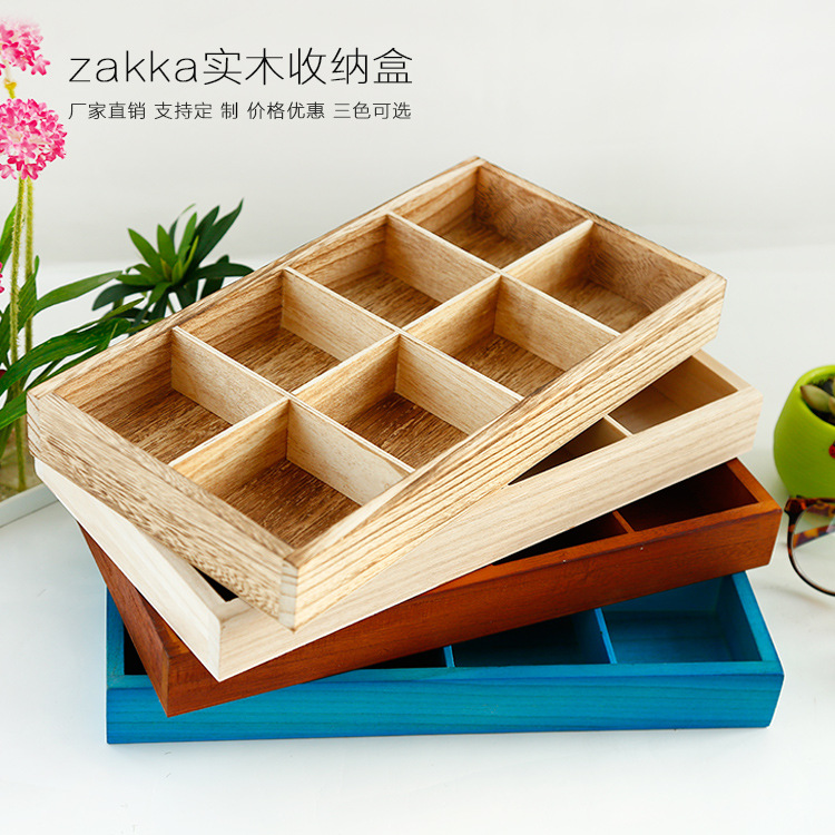 Spot Storage Box Wooden Candy Dried Fruit Box Desktop Sundries Organizer Storage Box Succulent Wooden Box Customizable Box