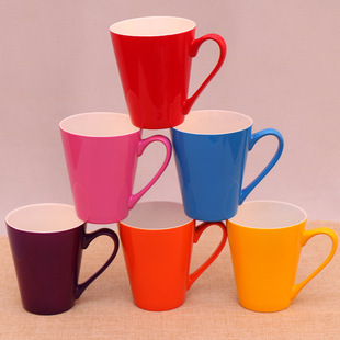 彩色 瓷杯