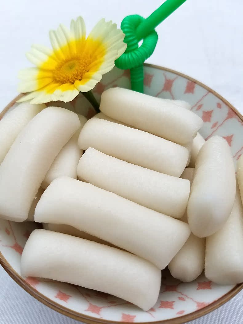 炒年糕火锅年糕厂家直销中余韩式手指年糕400g 原装食品.