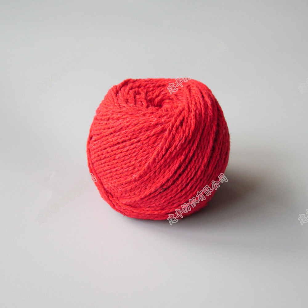 彩色棉绳 合股棉线 贺卡绳子 手工diy棉绳批发包粽子绳