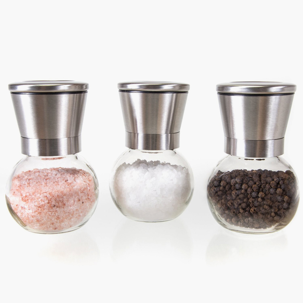 器胡椒粉花椒研磨器手动黑胡椒研磨瓶调味瓶罐 此款产品上默认无包装