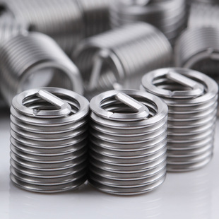 厂家直销 304不锈钢钢丝螺套m8 丝套机械紧固件护套黎明构件