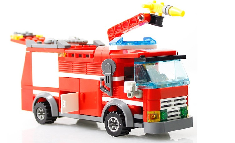 开智8054正品消防儿童益智玩具亲子拼装我的世界积木批发产地货源