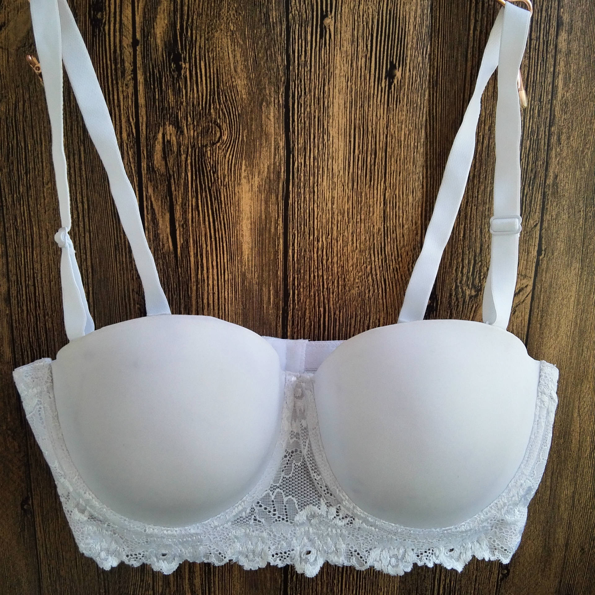 批发外贸杂款瑕疵白色文胸欧美女士两排扣内衣胸罩染色脏残次